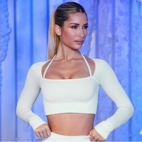 INS Spring New European and American Style Seamless Yoga Wear Women's Quick-drying Fitness Wear Quick-drying Long Sleeve