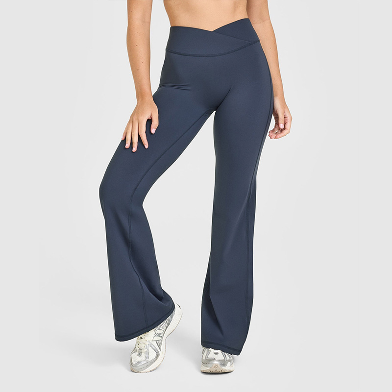 Cross-border European and American fitness sports backless design long-sleeved and short-sleeved fitness sports breathable elastic yoga set for women