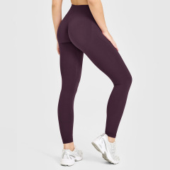 Dark purple trousers
