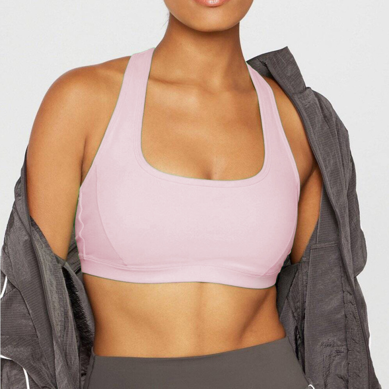 Amazon yoga sports bra for women, running fitness vest, underwear, shockproof, push-up, wire-free, quick-drying top
