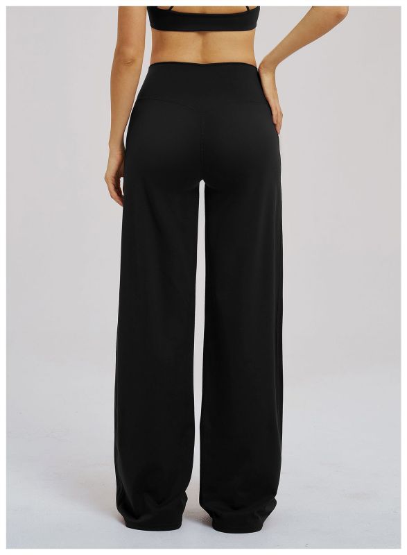 ZC-ECK5544-2-CK  Brushed Loose-fitting Trousers
