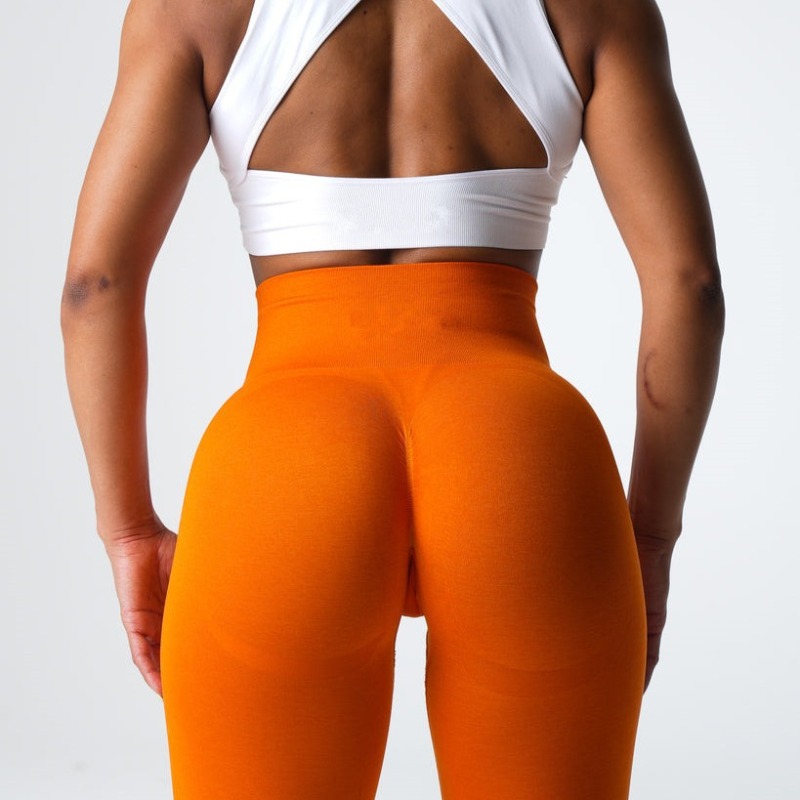 Specially supplied cross-border slimming butt-lifting smiley face pants 2.0 cationic fitness pants yoga pants seamless cropped pants