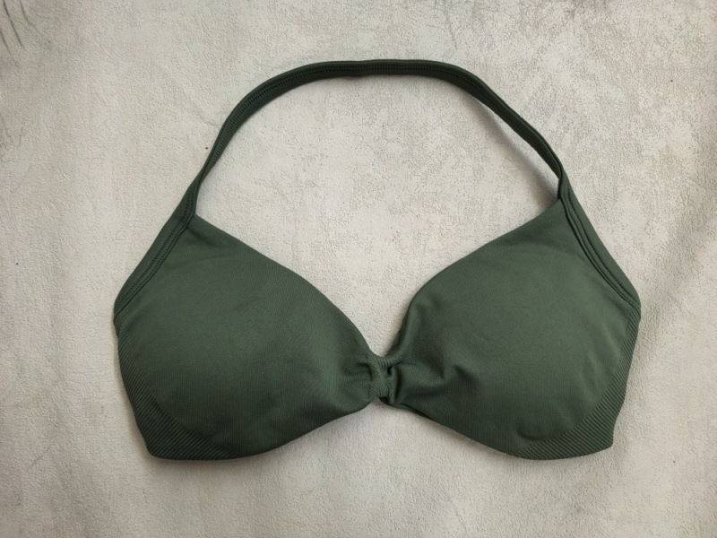 Amazon high-elastic ultra-fine matte nylon halter neck bra with beautiful back, seamless fitness bra, sports bra