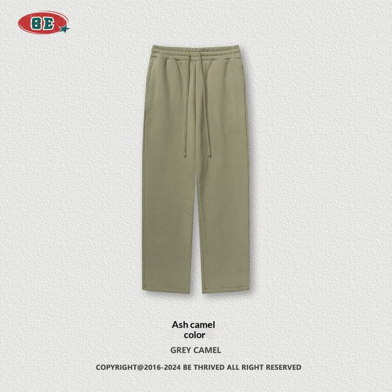 ZSTH-K2405-CK Knitted Velvet Straight-Leg Sweatpants