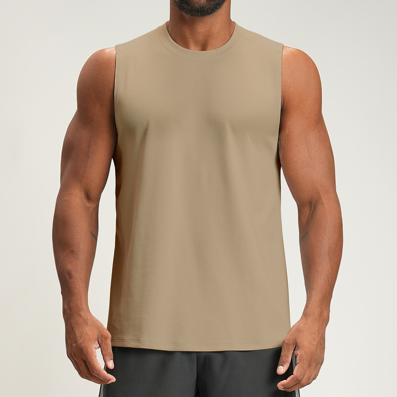 Cross-border Amazon Spring/Summer Fitness Sports Vest for Men, Breathable, Moisture-wicking, Loose Fit, Sleeveless, Quick-drying, 4159