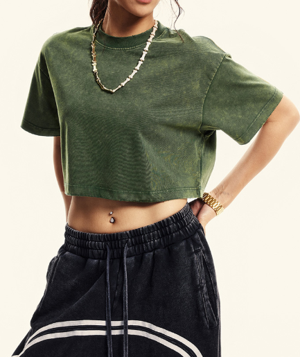 ZSTH-N906-DX Round Neck Pullover Short