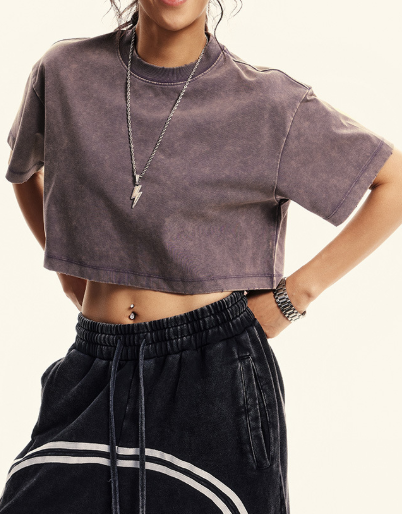ZSTH-N906-DX Round Neck Pullover Short