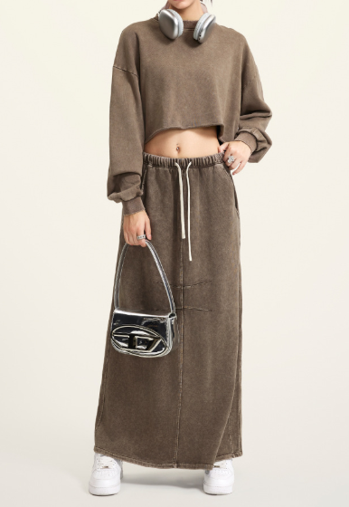 ZSTH-N807-CX Vintage Street Style Trendy Top