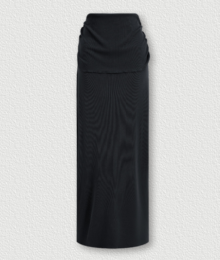 ZSTH-n25510-QZ Sexy Hot Girl Style V-Neck Slim Long Skirt