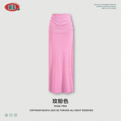 Skirt-rose pink