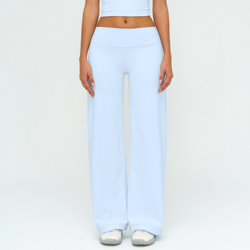 Zechuang Cross-border Fleece Slimming Wide-Leg Casual Pants for Women, Outdoor Running Sports Wide-Leg Pants 5529