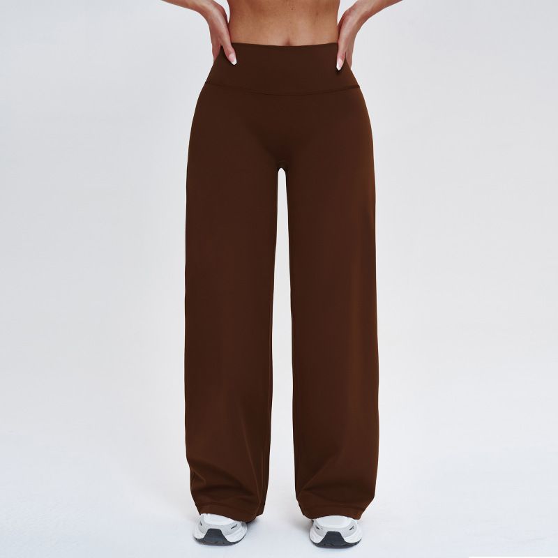 Zechuang Cross-border Fleece Slimming Wide-Leg Casual Pants for Women, Outdoor Running Sports Wide-Leg Pants 5529