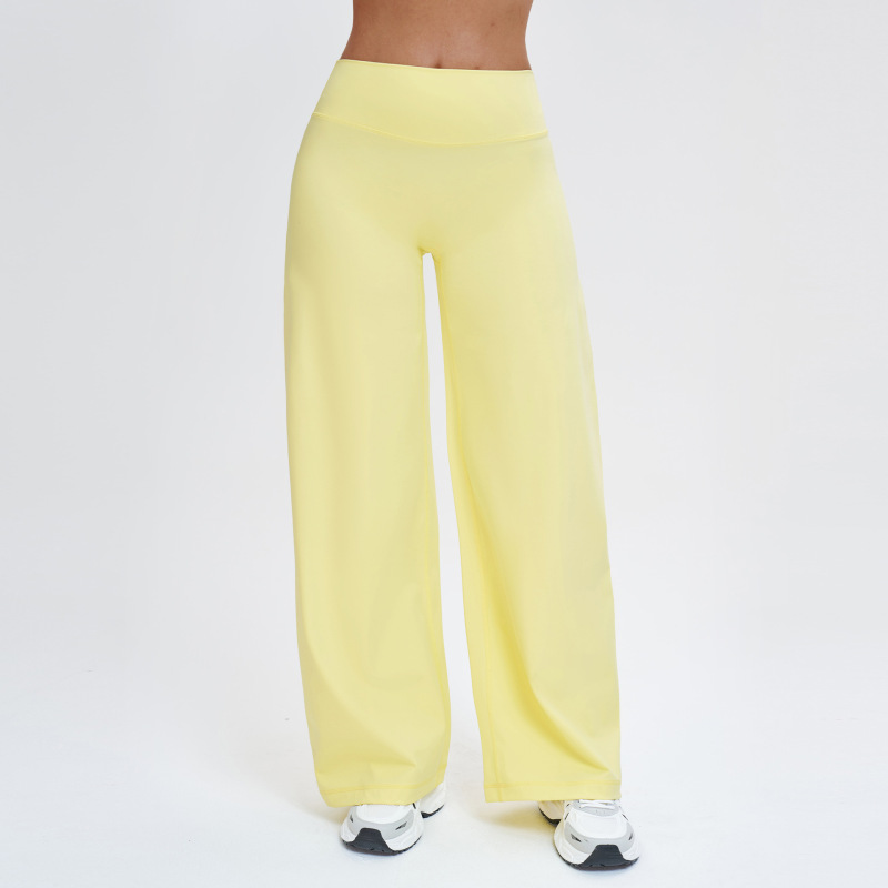 Zechuang Cross-border Fleece Slimming Wide-Leg Casual Pants for Women, Outdoor Running Sports Wide-Leg Pants 5529