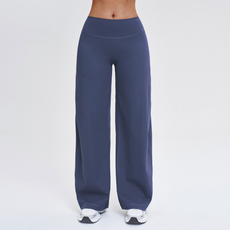 Zechuang Cross-border Fleece Slimming Wide-Leg Casual Pants for Women, Outdoor Running Sports Wide-Leg Pants 5529