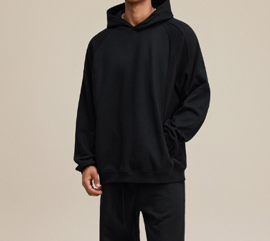 ZSTH-W25533-SY Mountain Style Crescent Curved Hoodie Sweatshirt