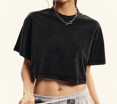 ZSTH-N906-DX Round Neck Pullover Short