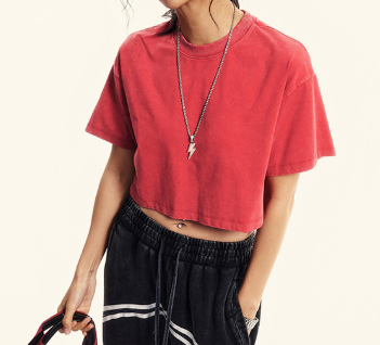 ZSTH-N906-DX Round Neck Pullover Short