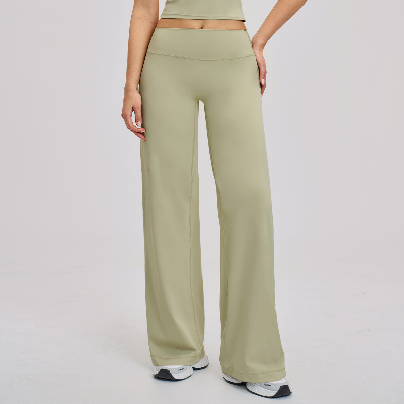 Zechuang Cross-border Fleece Slimming Wide-Leg Casual Pants for Women, Outdoor Running Sports Wide-Leg Pants 5529