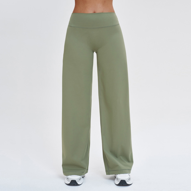 Zechuang Cross-border Fleece Slimming Wide-Leg Casual Pants for Women, Outdoor Running Sports Wide-Leg Pants 5529
