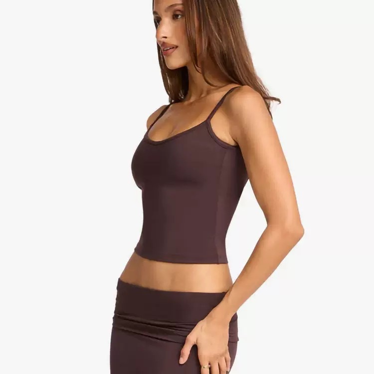 Cross-border Amazon European and American Yoga Vest with Chest Pad Quick-drying Sling Stacked Seamless High Elastic Sports Fitness Shorts