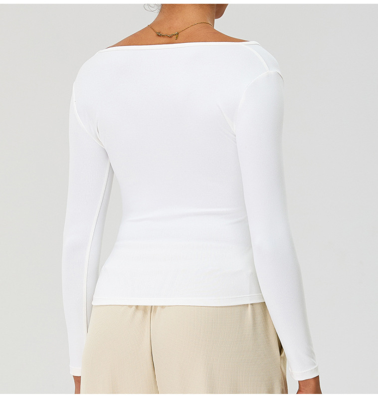 YJ-TM0273-CX Nude Yoga Top