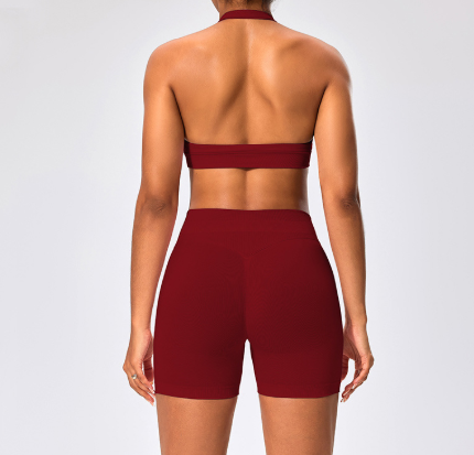 RX-N2376-WXback-training sports bra, halter neck vest, outerwear
