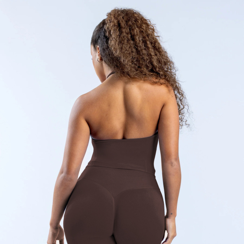 XN-A104-BX  Women's Seamless Halter Yoga Vest