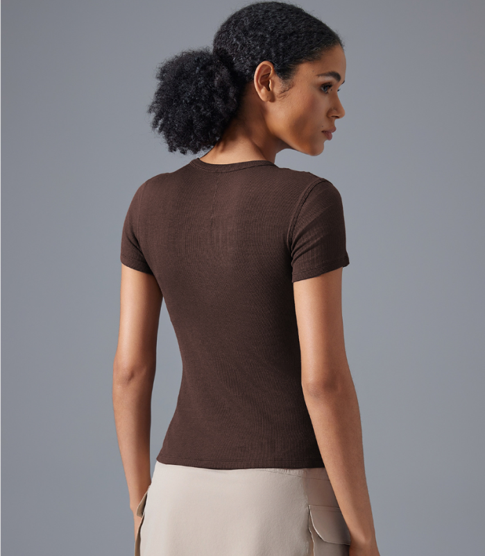 DQ- D25096 TX Sports short-sleeved  yoga wear tops