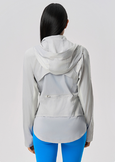 DQ-DSS098 WT  Sun protection clothing hidden hooded outdoor sun protection clothing