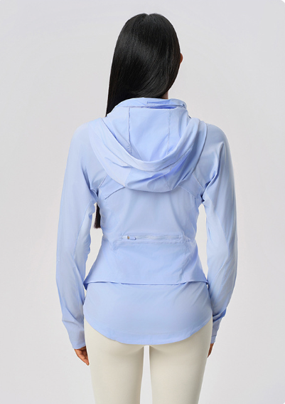 DQ-DSS098 WT  Sun protection clothing hidden hooded outdoor sun protection clothing