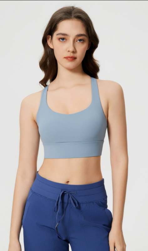 DQ-S2010 WX Sports bra shockproof gathered sports bra