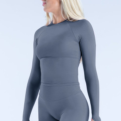 Long sleeve gray