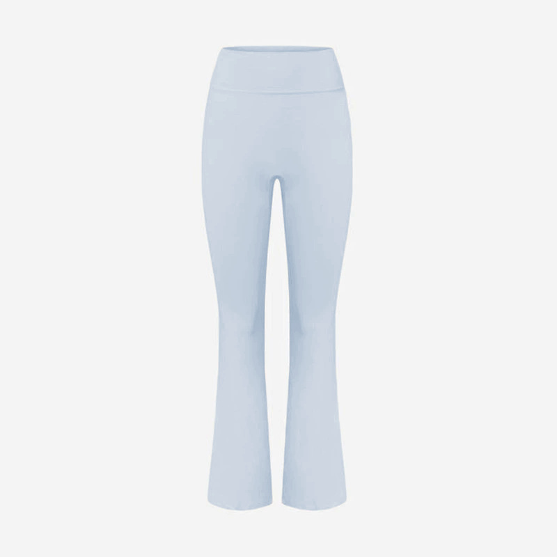 Cross-Border European and American Summer Yoga Tummy Control Flared Pants for Women, Butt-Lifting Running Sports Long High-Waisted Flared Yoga Pants