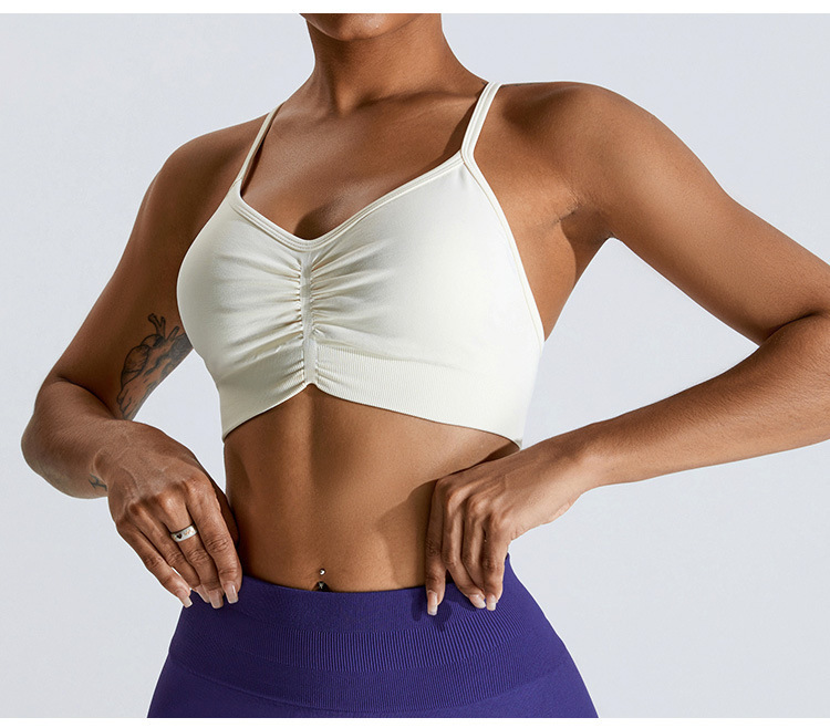 YJ-MS1078-BX  Women's Cross Back Yoga Vest