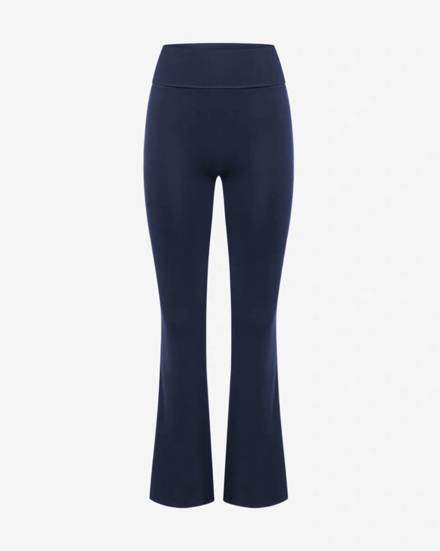 Cross-Border European and American Summer Yoga Tummy Control Flared Pants for Women, Butt-Lifting Running Sports Long High-Waisted Flared Yoga Pants