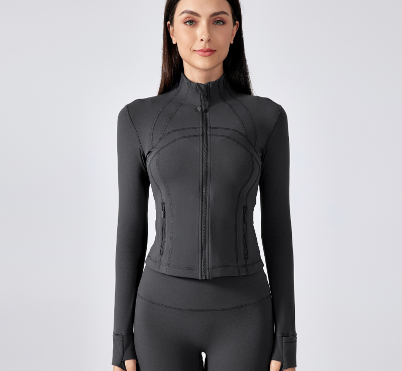 DQ-DAW177 JK Yoga suit jacket  running sports cardigan jacket
