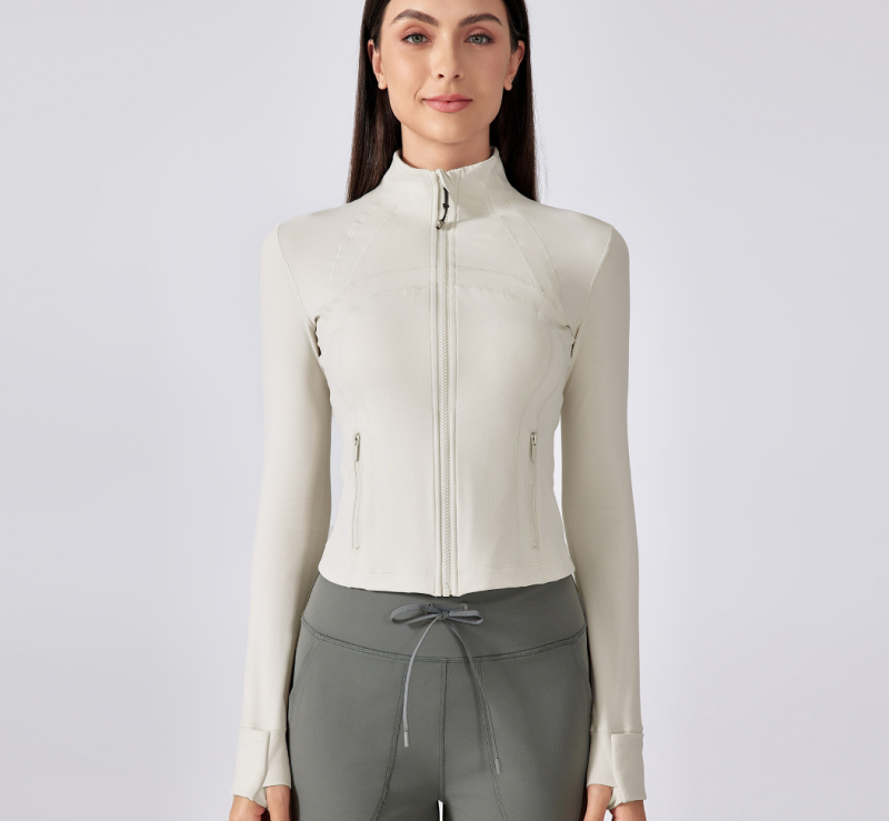 DQ-DAW177 JK Yoga suit jacket  running sports cardigan jacket