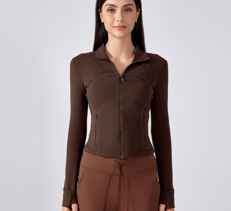 DQ-DAW177 JK Yoga suit jacket  running sports cardigan jacket