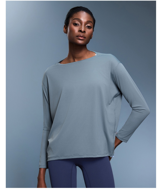 DQ-DS010-CX  Loose Long-sleeved Yoga Clothes
