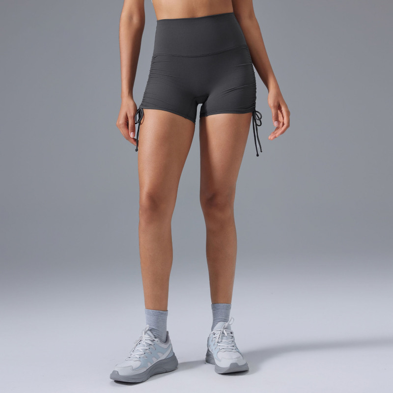 DQ-D25109-DK   High Waist Tight Yoga Shorts