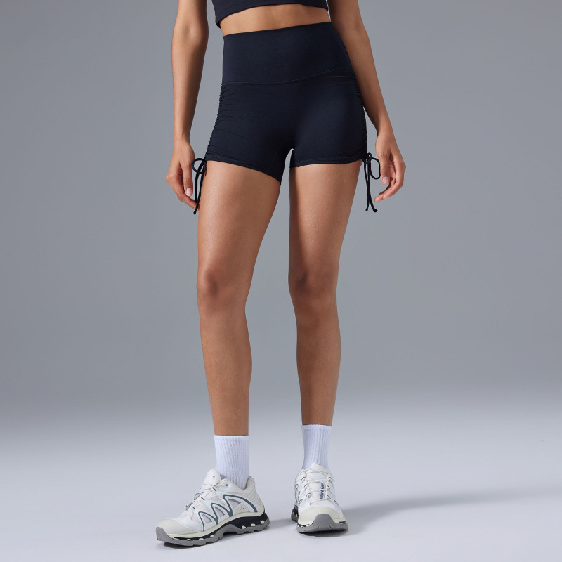 DQ-D25109-DK   High Waist Tight Yoga Shorts