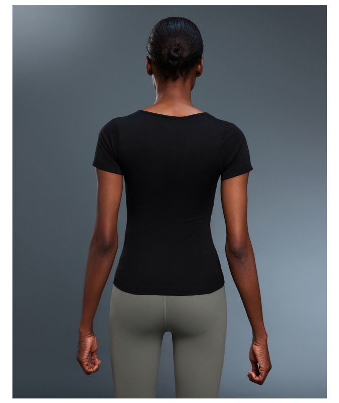 DQ-D25074 TX Yoga suit fit sports short-sleeved
