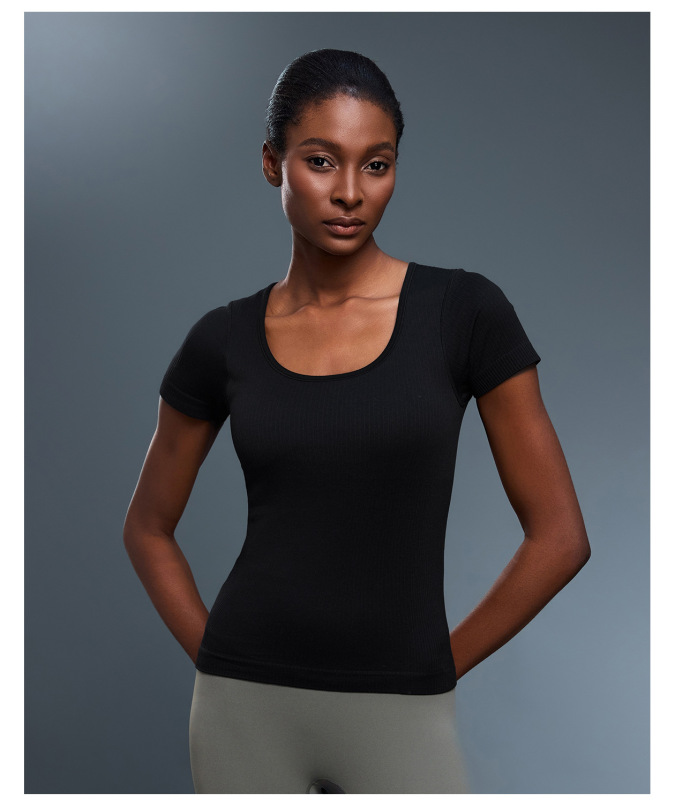 DQ-D25074 TX Yoga suit fit sports short-sleeved