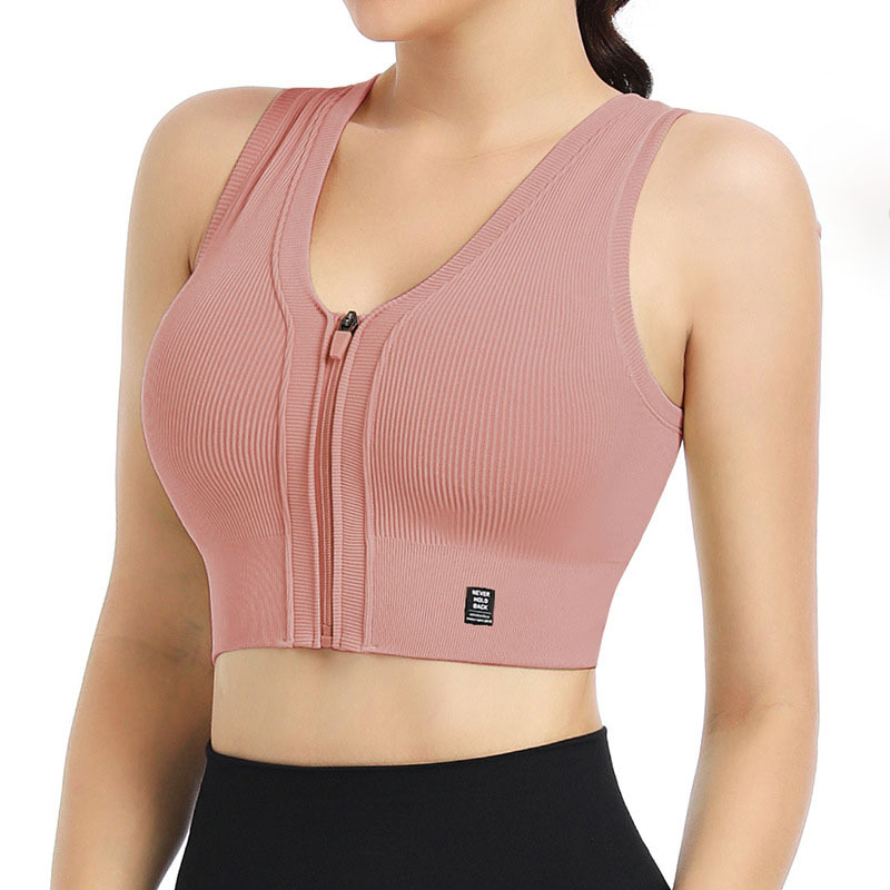 RX-N775-WX   Sports Bra For Women With Front Zipper