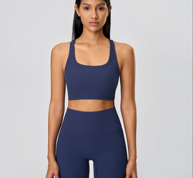 DQ-	 D25063 TZ Yoga suit sports bra fitness yoga shorts suit