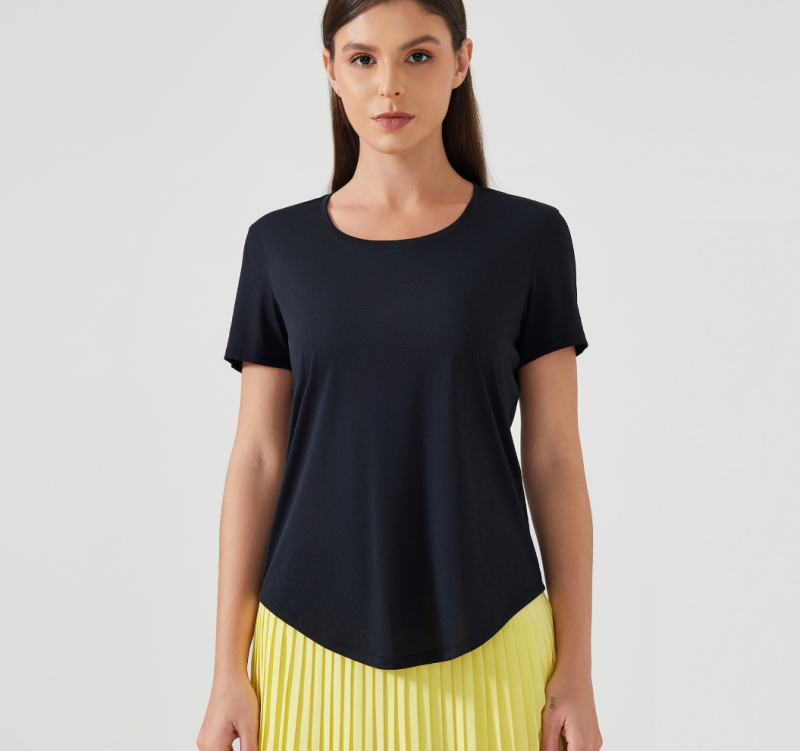 DQ-D25017 TX Loose sports tops yoga clothes