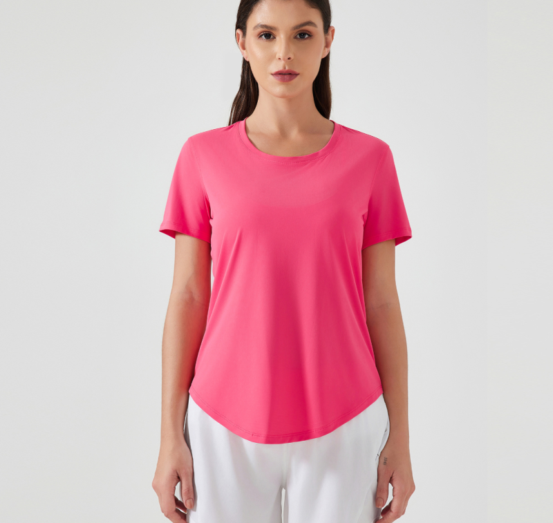 DQ-D25017 TX Loose sports tops yoga clothes