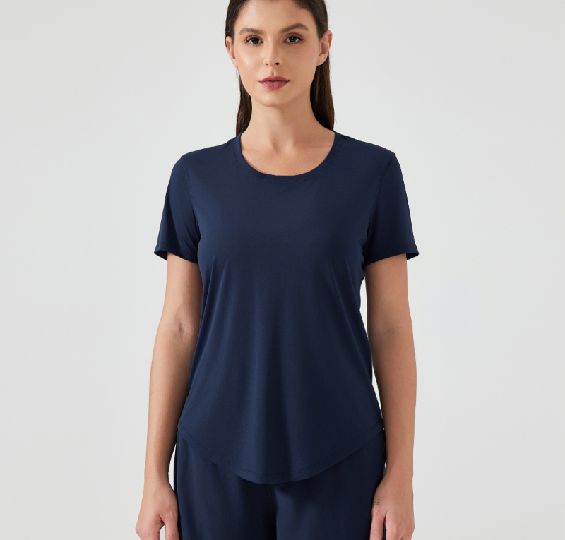 DQ-D25017 TX Loose sports tops yoga clothes