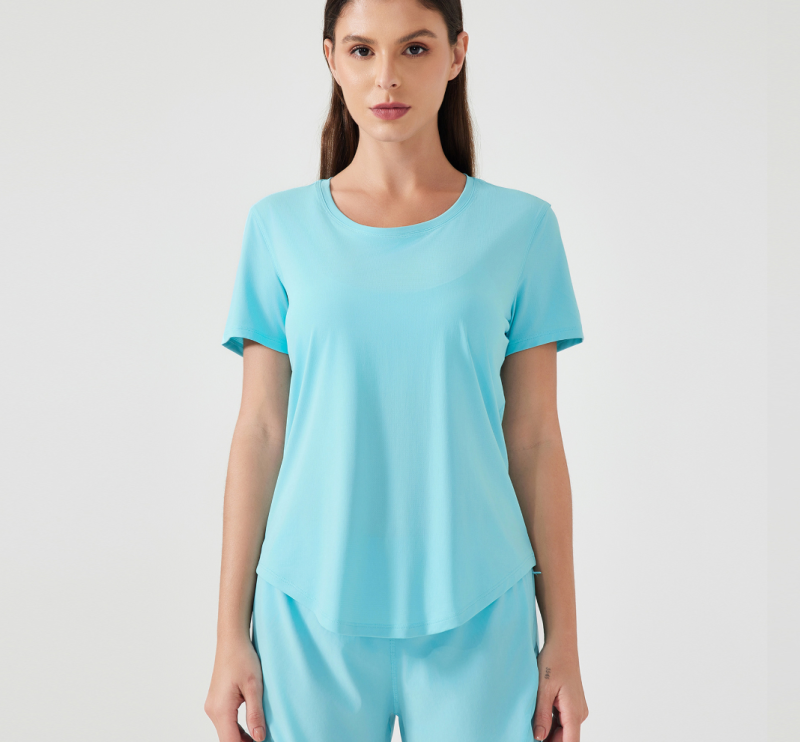 DQ-D25017 TX Loose sports tops yoga clothes