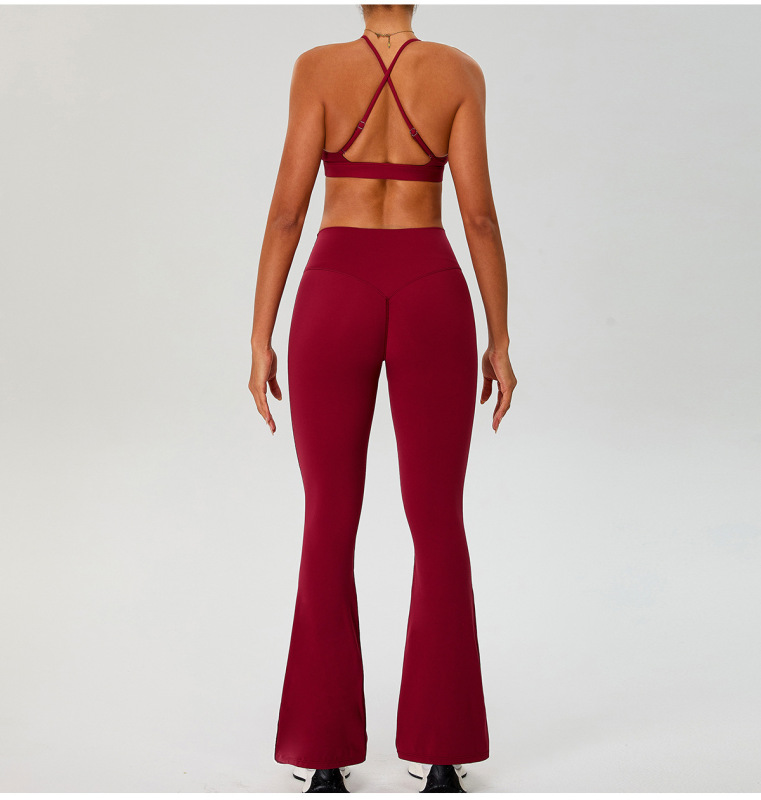 YJ-TM0270-CK   Bare-Skin Running Fitness Trousers